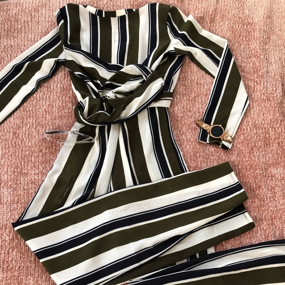 Striped Jumpsuit - Picture 2 of 3